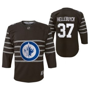 Kinder Winnipeg Jets Trikot Connor Hellebuyck Grau 2020 NHL All Star